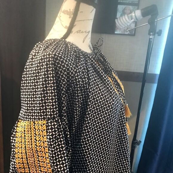 Nu New York Boho Blouse Extra Large XL - Picture 6 of 14